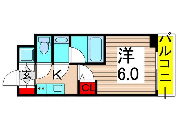 ライジングプレイス綾瀬（233）の物件間取画像